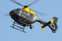 Stock image of a police helicopter