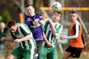 Westwood United (green) defeated Wokingham & Emmbrook Reserves 3-2 at the weekend. Pictures: Paul Johns. Order code: 190388.
