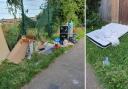Resident slams 'lazy' flytippers for 'disguting' state of alleyways