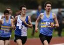 WSEH Athletics Club (blue with yellow hoops) stars set a large number of personal bests at the Spring Open Meeting in Eton on Sunday.