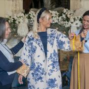 King recycles old Palace curtains as kimonos in sustainable fashion drive
