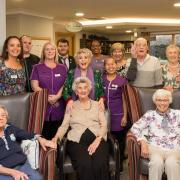 Gloria Hunniford visited Care UK's Mountbatten Grange