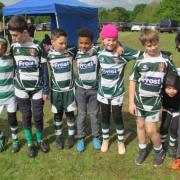 Players from Slough Rugby Club's Under-7/8 and U9s finished the season at the Twickenham Festival
