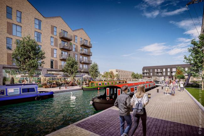 Another viewof the possible future at Stoke Wharf