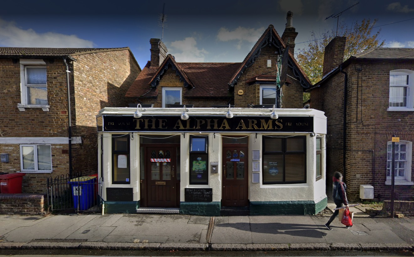 The Alpha Arms pub in Slough. Image via Google