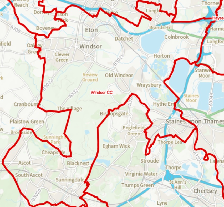 Windsors proposed constituency change