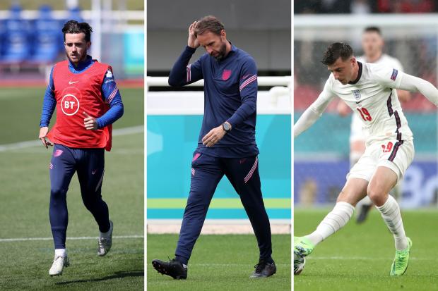 England's Mason Mount and Ben Chilwell forced to self-isolate until June 28. (PA/Canva)