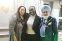 Staff from Slough Children First's IFA with Deputy Mayor of Slough