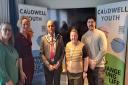 The Mayor of Slough Cllr Amjad Abbasi Inaugurating Caudwell Youth Launch at Moxy Hotel Slough
