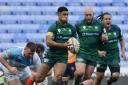 (190391) London Irish (green) v Doncaster Knights (white) for St Patrick's Day Match - pics by Paul Johns.