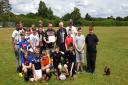 Young players from Farnham Royal with their end-of-season awards.