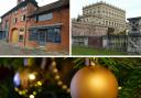 The Crazy Bear in Beaconsfield (left) and Cliveden House (right) are some of the best places for a Christmas 'staycation' for this year