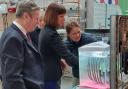 The Labour politicians were shown a number of innovative renewable technologies the energy firm is working on