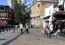 Picture of a police cordon outside of The Bear in Maidenhead