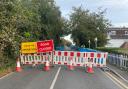 In pictures: Cookham bridge works begin as road fenced off