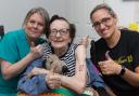Dorothy France, a resident at Care UK’s The Burroughs in West Drayton, gets first tattoo