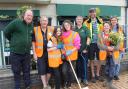 Volunteers brighten up town centre with new floral displays