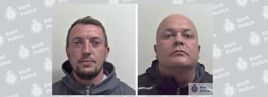 L to R: Roy Basson and Paul Worthington. Images via Kent Police