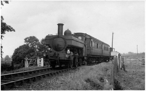 A steam engine near Slough in the 1930s