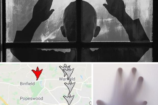 Ghost map of Berkshire