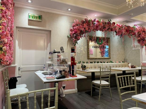 Slough Observer: Inside the Indian-fusion brunch cafe. Picture: Laura Scardarella
