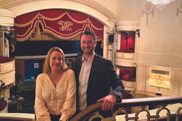 Theatre directors Jon and Anne-Marie Woodley. Picture: Theatre Royal Windsor