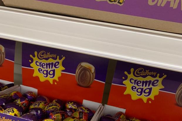 Creme eggs in Sainsburys, Maidenhead