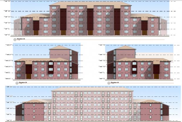 Slough Observer: Elevations of Victoria Court