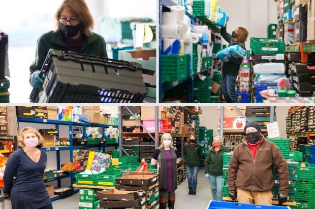 Slough Foodbank has seen a 54% increase in the number of food parcels distributed in the last two years. Pictures: Slough Foodbank