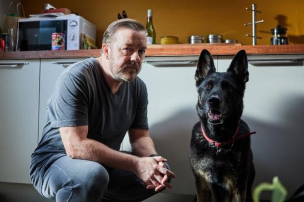 Ricky Gervais in his Netflix show After Life (Natalie Seery/Netflix)