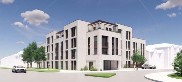 Slough Observer: CG of the approved 18 flats block