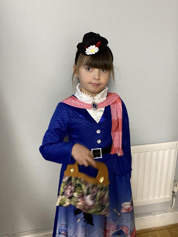 Slough Observer: Armani-Jai, 8, Christ the King catholic primary Reading as Mary Poppins school