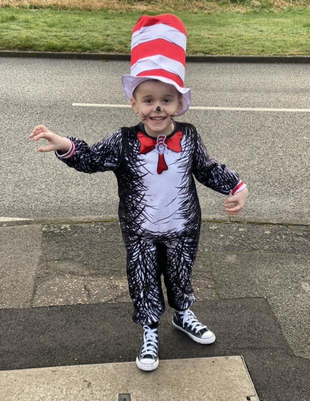 Slough Observer: Luis Torr, 5 as Cat in the Hat from Britwell, Slough