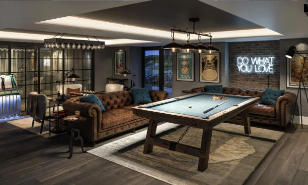 Slough Observer: The new games room. Picture: Berkeley Homes