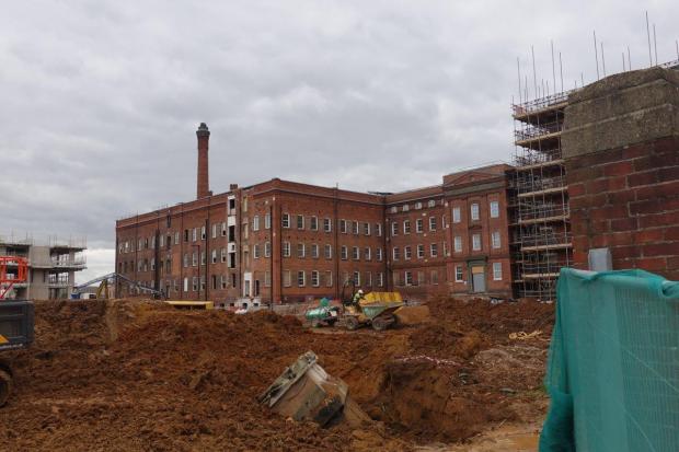 Slough Observer: A picture taken outside the Horlicks Factory in October 2020. Picture: Berkshire Industrial Archaeology Group