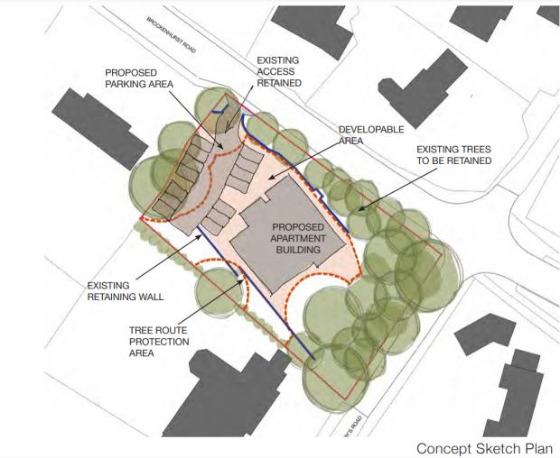 Slough Observer: Layout of the proposed apartment block