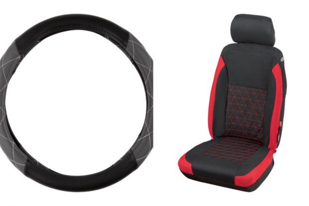 Slough Observer: Steering Wheel Cover and Car Seat Cover (Lidl/Canva)