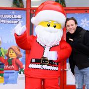 Olly Murs and his family enjoyed spending the day at Legoland Windsor Resort. Picture: Legoland Windsor Resort