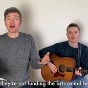 Simon Mole and Gecko put the song together to support the petition to save RBWM's arts funding cuts. Picture and video: Simon Mole