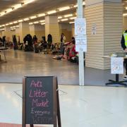 Slough’s Anti-Litter Society invited residents to its special market held in the Queensmere Observatory last Sunday (January 30). Picture: Slough Anti-Litter Society
