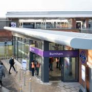 Burnham station has opened a new entrance ahead of the Elizabeth line services starting this year. Picture: TFL