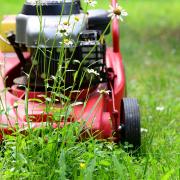 Stock image of a lawn mower