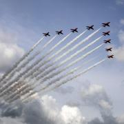 Image of Red Arrows. Picture: PA