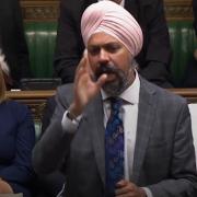 Tanmanjeet Singh Dhesi speaking at the House of Commons