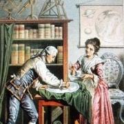 Caroline Herschel offers William a cup of tea
