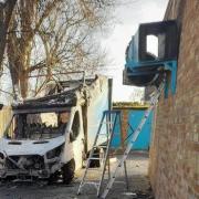 Fire crews called to blaze behind Slough café in early hours of the morning