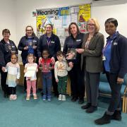 Children's centre staff platinum achievement