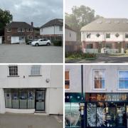 Top: Total Orthodontics at 12 London Road, Slough to be demolished. Credit: Office S&M. Bottom: 77 Victoria Street, Windsor then and now. Credit: Google Maps / Firstplan