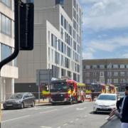 Fire in Slough High Street