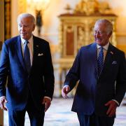 King Charles III and Joe Biden